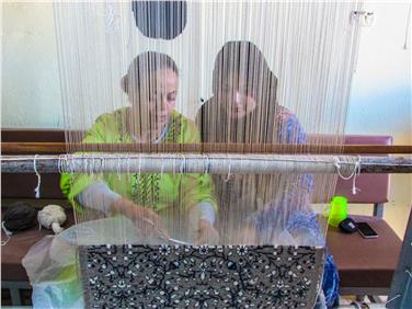 10 telai sono stati finanziati grazie alle risorse della cooperazione allo sviluppo. Foto USP/ABRM