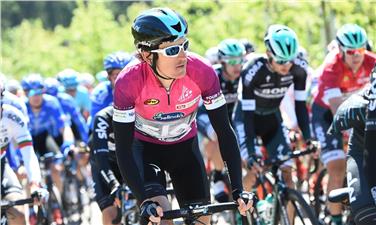 Il vincitore della prima edizione del Tour of the Alps, il britannico Geraint Thomas