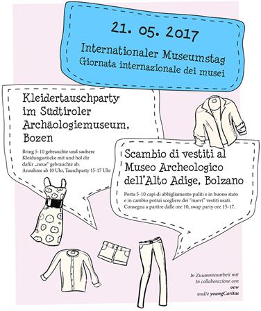 Swap Party– Scambio di vestiti al Museo Archeologico dell’Alto Adige
