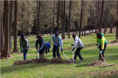Un lavoro di squadra, e i richiedenti asilo fanno la loro parte