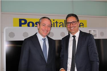 Passi avanti per l'accordo Provincia-Poste Italiane: Arno Kompatscher con il nuovo ad Matteo Del Fante (Foto USP)