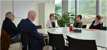 L'assessora Martha Stocker nel corso dell'incontro (Foto Franzelin)