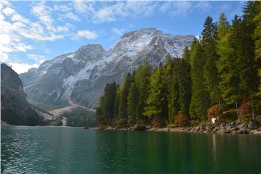 Il lago di Braies, uno dei due altoatesini in zona calcarea (foto: Laboratorio biologico dell'Agenzia provinciale per l'ambiente)