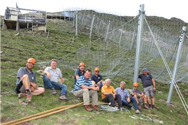 Sopralluogo in Val Martello per l'assessore Schuler, accompagnato da tecnici e amministratori (Foto USP)