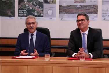 Kompatscher e Gentile hanno fatto il punto sui progetti ferroviari avviati in Alto Adige (Foto rc)