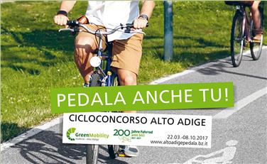 Prosegue sino all'8 ottobre il cicloconcorso l'Alto Adige pedala