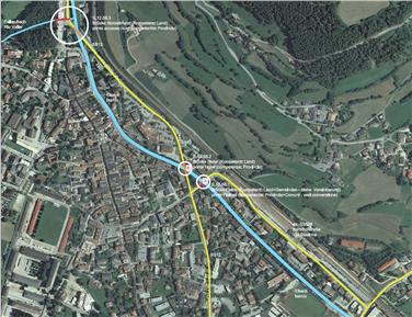 La mappa dei tre ponti che dovranno essere ricostruiti in Alta Val d'Isarco