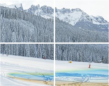 Kunstschnee: l'opera di Philipp Messner e Walter Niedermayr esposta al Museo di scienze naturali (Foto Galerie Nordenhake Berlin-Stockholm)