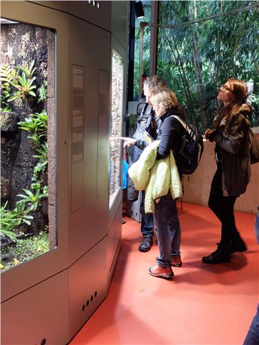 Il team dell’Alpenzoo Innsbruck visita il Terrario dei Giardini di Castel Trauttmansdorff (Foto: USP/Giardini di Castel Trauttmansdorff)