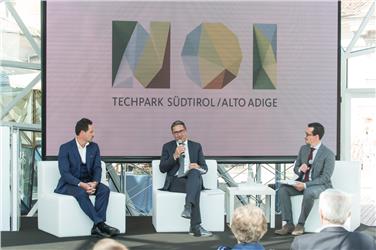 Il presidente Kompatscher presenta il NOI Techpark a Roma: un ponte con l'Europa (Foto NOI)