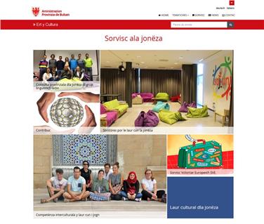 Pagina web Servizio giovani ora anche in ladino. Da pochi giorni online