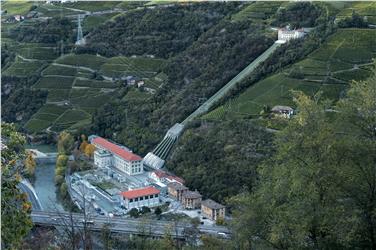 La centrale idroelettrica di Cardano (Foto Alperia)