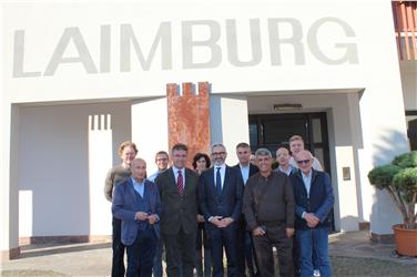 La delegazione della Fondazione Agrion in visita presso il Centro di sperimentazione Laimburg (Foto USP/Centro Laimburg)