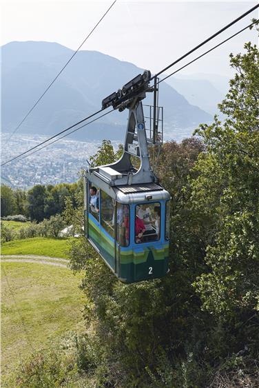 La Funivia di San Genesio resterà chiusa per lavori dal 6 all'11 novembre (Foto: USP/STA)