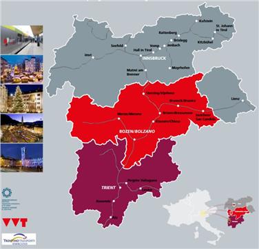 Si viaggia gratis da Kufstein a Borghetto: il 2 dicembre arriva la giornata Euregio della mobilità