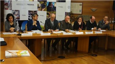 La presentazione del progetto con il presidente Rossi