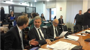 L'assessore Schuler e il capo dipartimento Unterweger oggi a Roma alla Conferenza delle Regioni