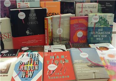 Biblioteca Teßmann alla mostra del libro Bücherwelten (Foto USP)