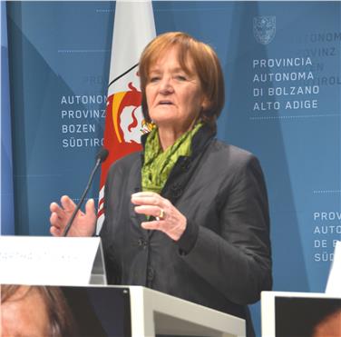 L'assessora provinciale alla sanità ed alle politiche sociali, Martha Stocker Foto: USP