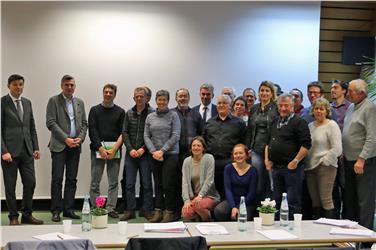 Incontro a Laimburg fra l'assessore Schuler e una delegazione francese (Foto USP)