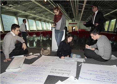 Festival della gioventù dell'Euregio: uno degli workshop dell'edizione 2017 (Foto USP/Euregio)