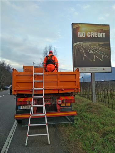 Al via la campagna per la sicurezza stradale No Credit (Foto USP/Paolo Fedre)