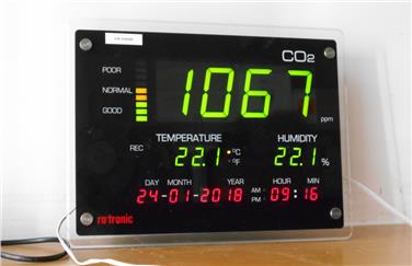 Strumenti per misurare la qualità dell'aria a disposizione delle scuole (Foto USP/Agenzia per l'ambiente)