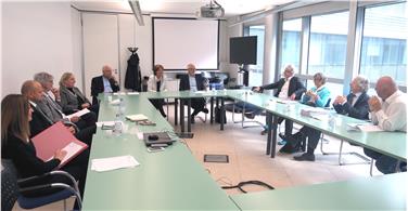 L'assessora Martha Stocker nel corso del recente incontro con i rappresentanti delle strutture sanitarie e delle cliniche tirolesi Foto: USP/Annamaria Savio