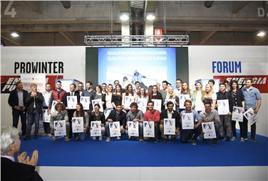 Il 54 nuovi maestri di sci alpino