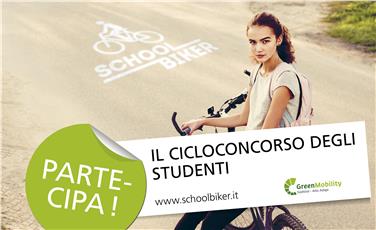 Parte il 16 aprile l'iniziativa Schoolbiker riservata alle scuole