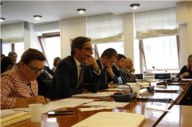 Il presidente Kompatscher durante la Conferenza delle Regioni a Roma (Foto USP/mb)