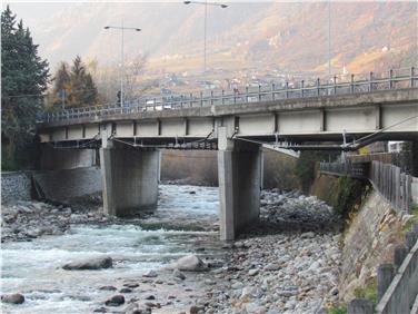 Conclusi i lavori di consolidamento del ponte sulla MeBo a Lagundo (Foto USP)