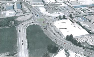 Il rendering del sottopasso di via Einstein presso la rotonda in via Galvani Foto Usp